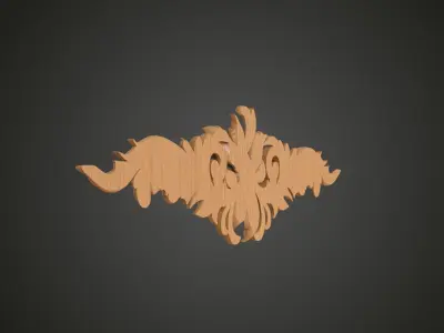 Rose fretwork 3D print model