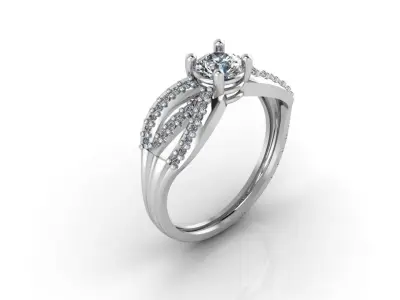 Mini Set Ring Pendant Earrings STL 3DM Womens Jewelry 3D print model