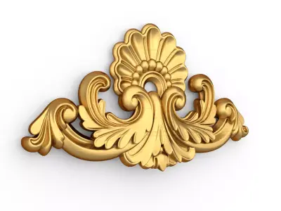 carved classic decorative ornament cnc 3d printing stl 47  3D print model