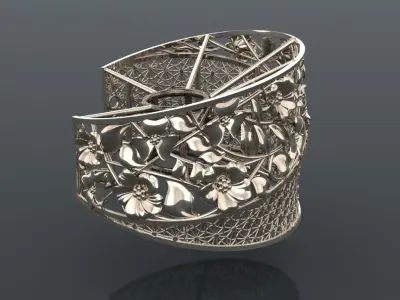 Bracelet 3d jewelry model 3D print model 3D print model