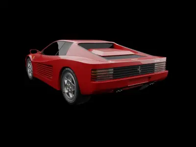 Ferrari  testarossa 3D model