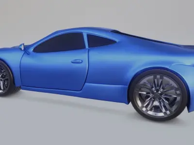 Racing Car 3D Model 3D model