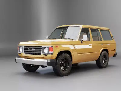 Toyota land Cruiser J60 1980-1990 v2 3D model