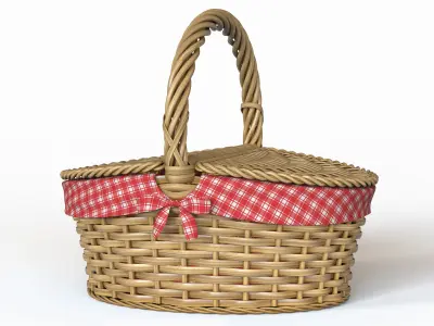 Picnic Basket 3D model