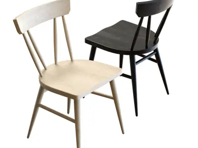 Crate and Barrel Juni Dining Chair 3D model