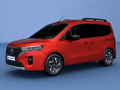 Nissan Townstar Combi 2022  Low-poly 3D model