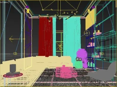 Living Room 2021 3D model