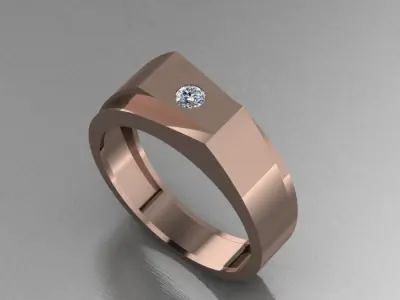 man ring 3D print model