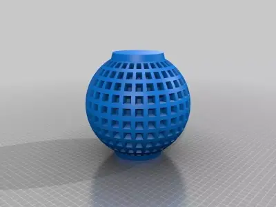 Sphere Vase 3 Free 3D print model