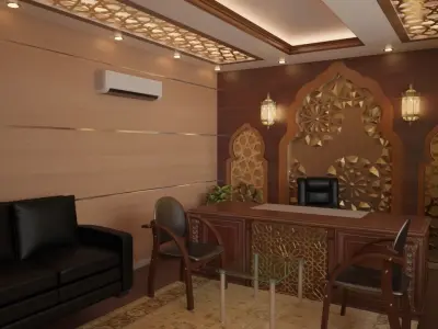 Islamic Manage office 3D model