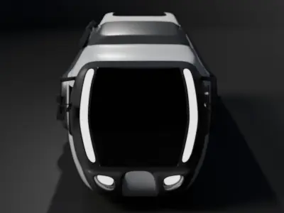 Stylized Bus 3D model