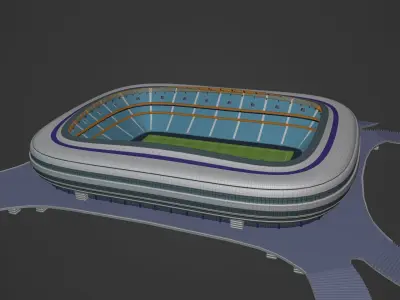 Generic Soccer Stadium 3D model