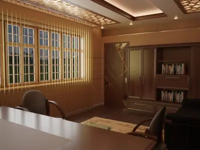 Islamic Manage office 3D model