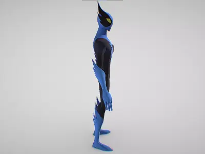 Fasttrack - Ben 10 Ultimate Alien - Galactic Racing Low-poly 3D model