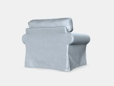 EKTORP Armchair 2 Low-poly 3D model