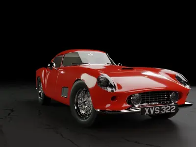 Ferrari 250 GT Berlinetta Tour de france 58 3D model