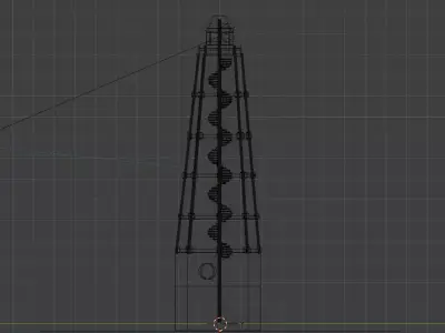 LIGHTGOUSE - FARO Low-poly 3D model