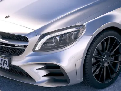 Mercedes C43 AMG 4matic 2019 3D model
