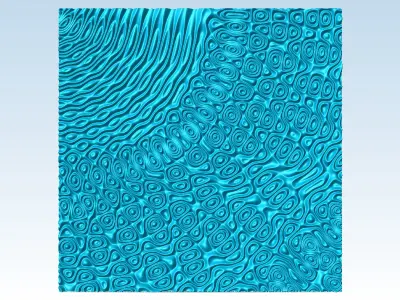 Basrelief abstract 3d model for CNC machning 3D print model