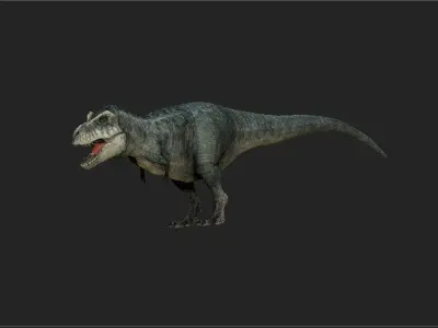 Dinosaur 3D model with rigging - Tyrannosaurus Rex  3D model