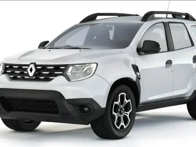 Renault Duster 2018 Low-poly 3D model
