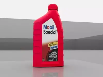 Lubricant Bottle 3D model