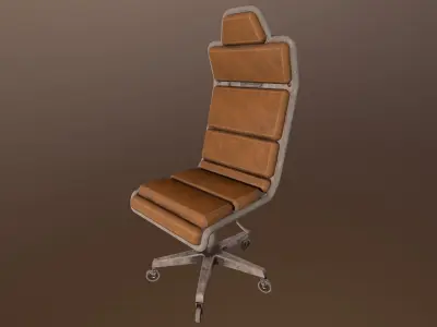 Sci Fi Chair - PBR Game Ready 3D model Low-poly 3D model