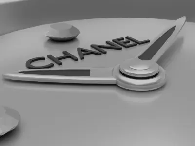 Chanel Camellia Watch  3D model 3D model