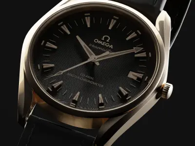 Luxury Watch Rigged 3D Model 3D model