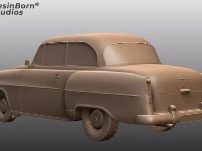 1956 Opel Olympia Rekord Mk1 3D print model