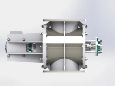 DN 200 AIR LOCK 3D model