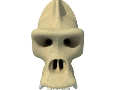Gorilla Skull 3D model