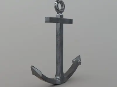 CC0 - Anchor Free low-poly 3D model