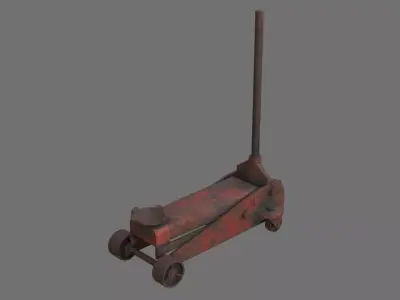 Car Jack 1B Low-poly 3D model
