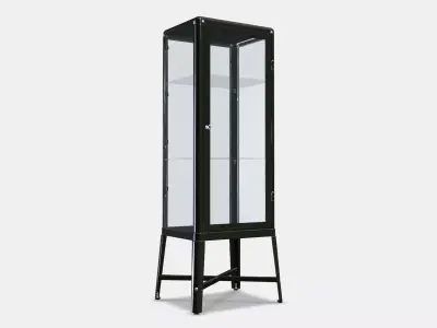 FABRIKOR Cabinets with glass doors Low-poly 3D model