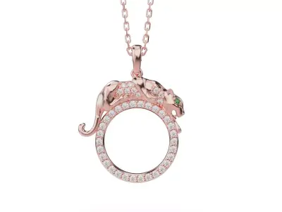 PANTHER PENDANT 3D print model