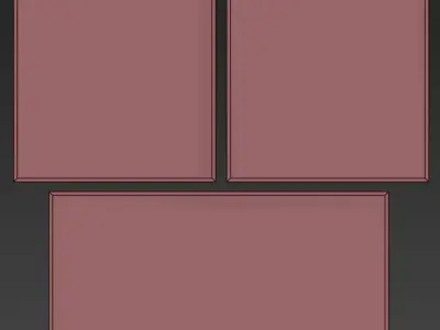 RH PETER FOUCAULT SET-01 Low-poly 3D model