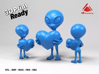 Loving Alien 3D print model