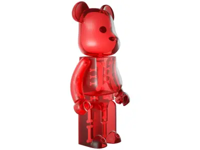 Bearbrick Low-poly 3D model
