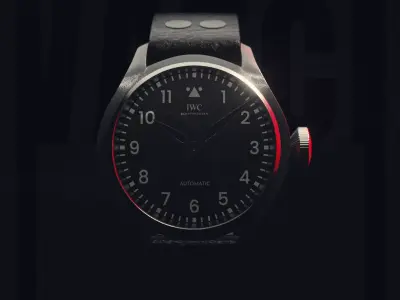 IWC Big Pilots Watch 43 Free 3D model