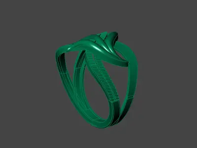 Plain Ring Women Ready STL 3DM Models Womens Rings 3D models 3D print model 71
