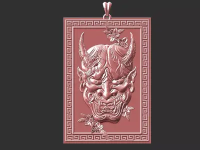 oni pendant 3D print model