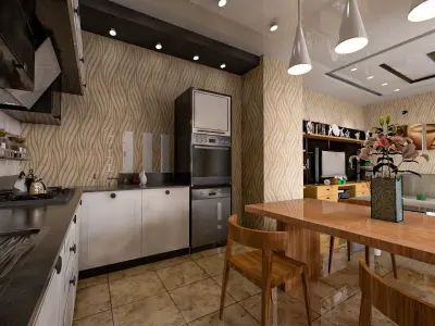 interior life room 3D model