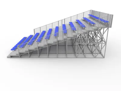 Bleachers 28 3D model