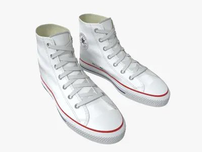 Converse Shoe Leather 3D model