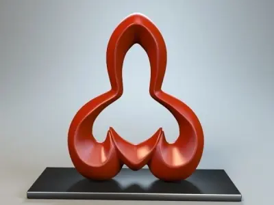 Abstract Figure 3D model 25