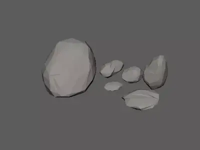 Rocks set of Free 3D model