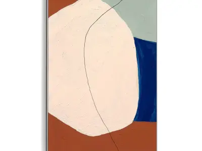 Plaster Two Photo Frame 427 Low-poly 3D model