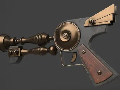 Fantasy Gun 21 3D model