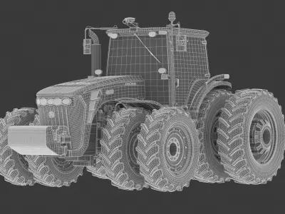 John Deere 8530 Wheel Tractor 3D model